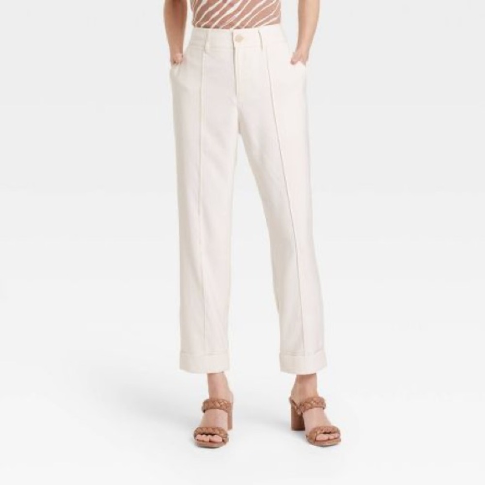 Pintuck Ankle Pants